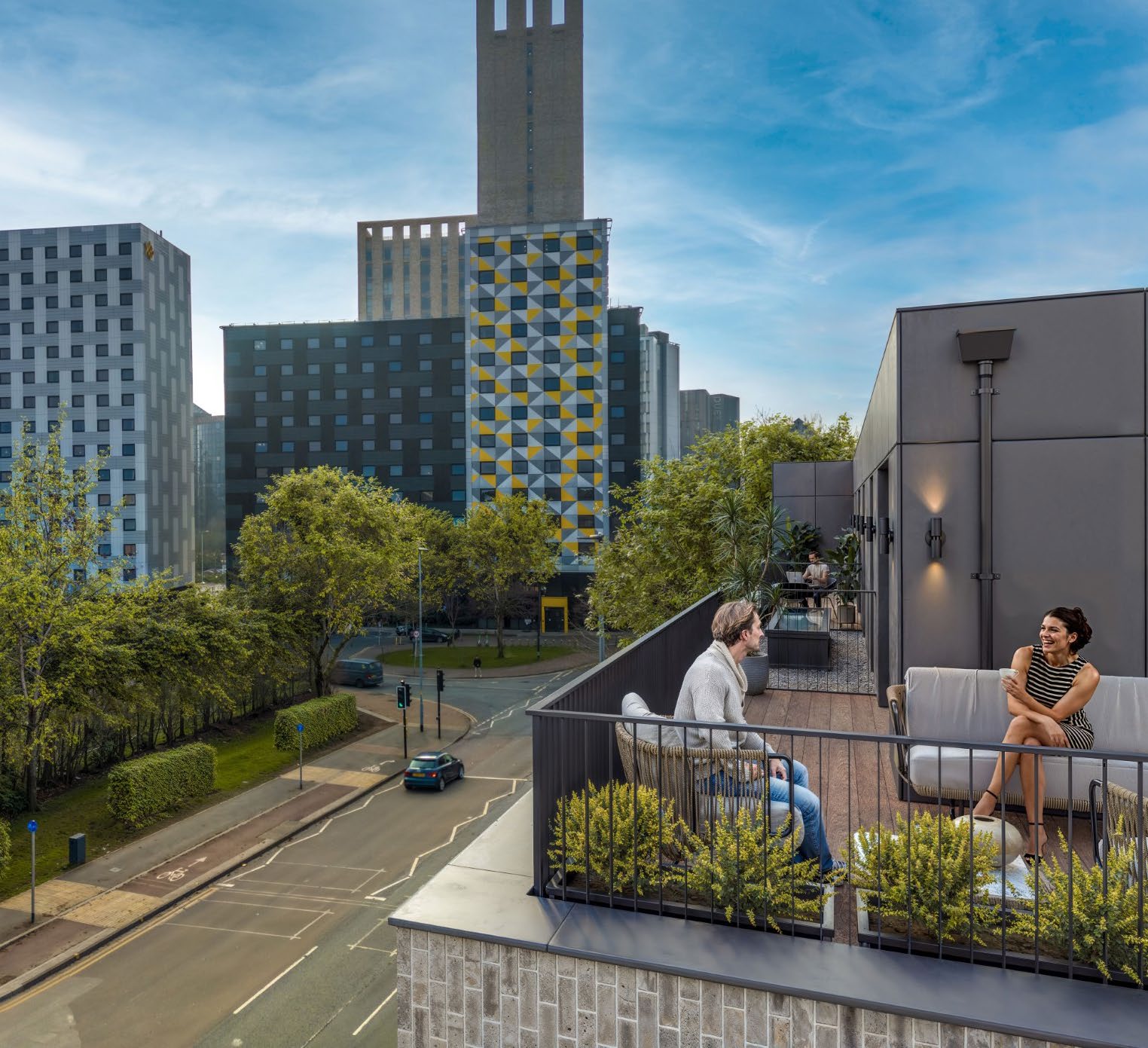 Rooftop terrace